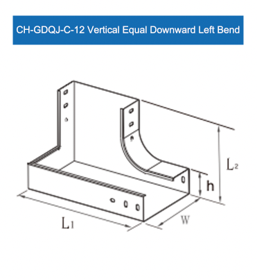Vertical Equal Downward Left Bend