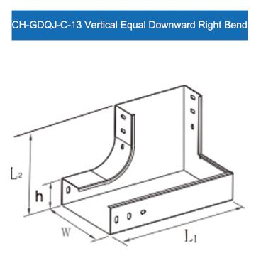Vertical Equal Downward Right Bend