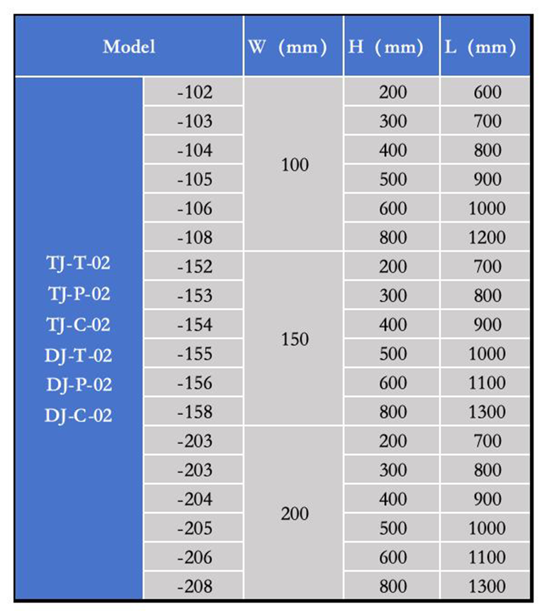 Large-Span Horizontal Bend Cable Tray size