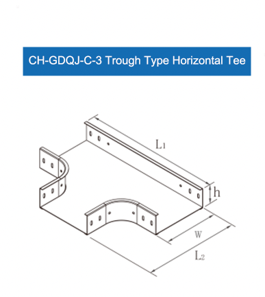 Trough Type Horizontal Tee
