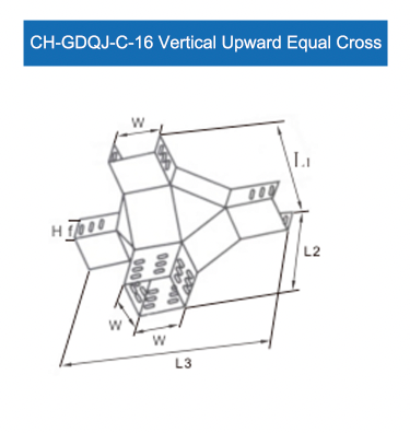 Vertical Upward Equal Cross