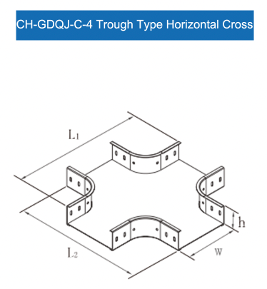 Trough Type Horizontal Cross