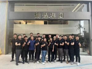 Canhope Steel team group photo — professional steel wholesale supplier in China