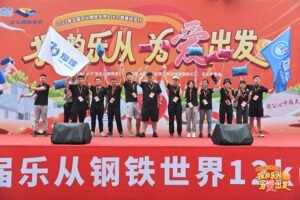 Employees of Canhope Steel Group — galvanized pipe and steel wholesale factory in Foshan