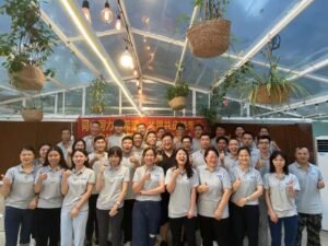 Company staff photo at Canhope Steel — bulk steel supplier and processing service provider