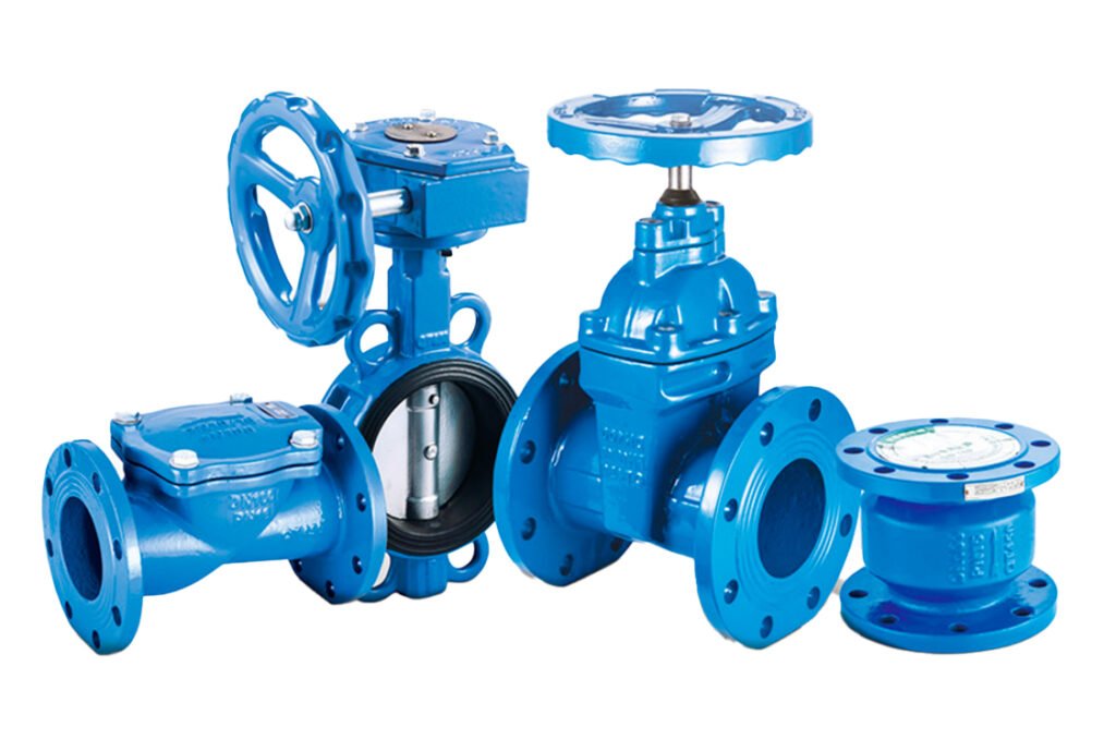 Fire protection valves including gate valve, butterfly valve and check valve for fire fighting and pipeline systems