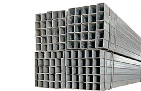 Galvanized square steel tubes bundle for construction and structural projects, hollow section steel supplier from China