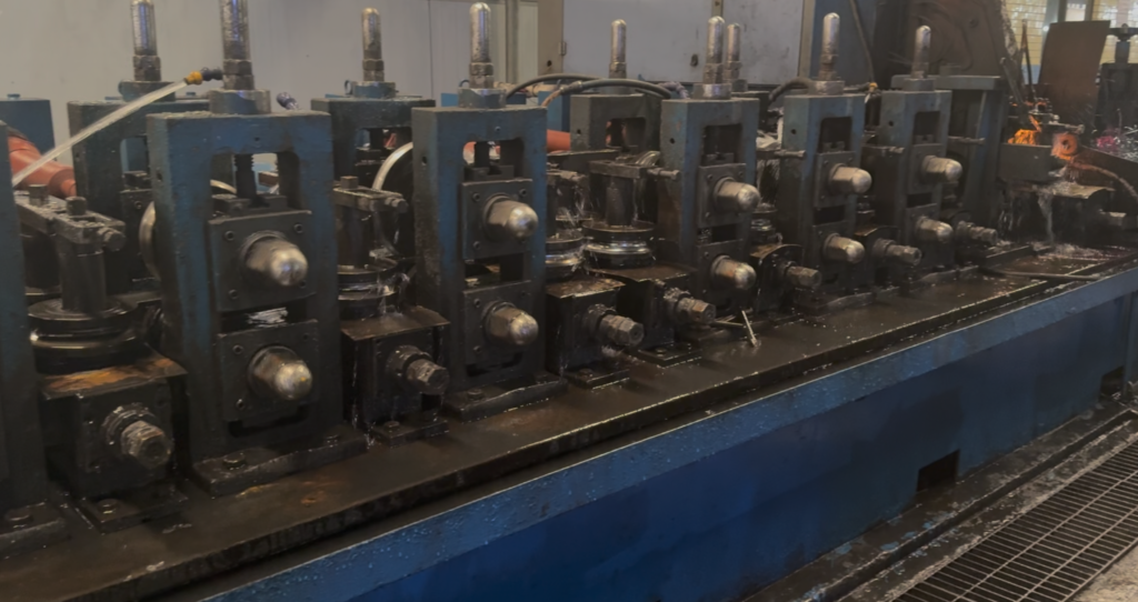 high frequency welding process for steel pipe manufacturing