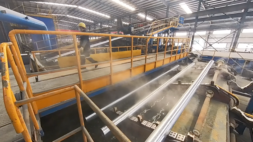 hot dip galvanized fire protection steel pipe production