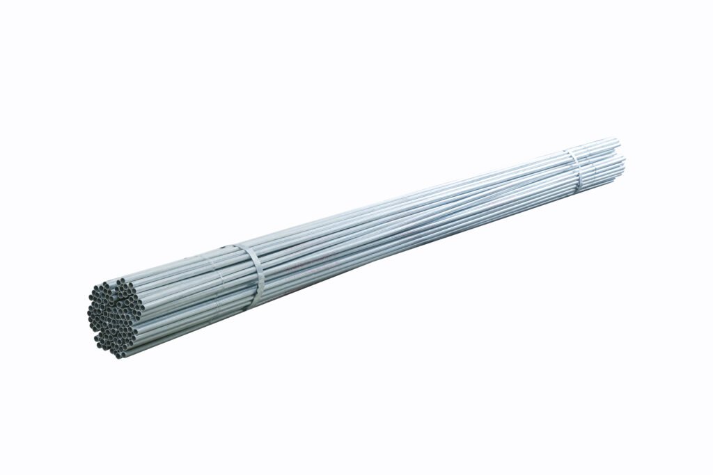 Galvanized steel electrical conduit pipes for wiring protection