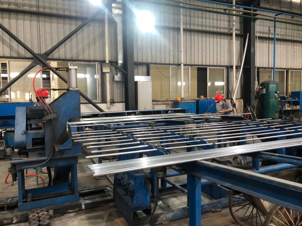 Galvanized steel electrical conduit pipe production line in our factory