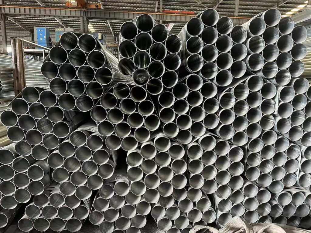 Pre galvanized steel pipe manufactured from galvanized steel strip