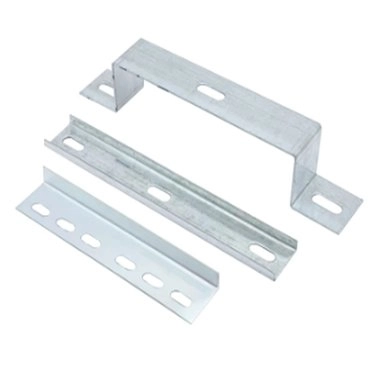 Metal cable support brackets and accessories for electrical installation